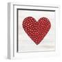 Rustic Valentine Heart I-Kathleen Parr McKenna-Framed Art Print