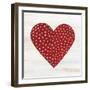 Rustic Valentine Heart I-Kathleen Parr McKenna-Framed Art Print