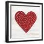 Rustic Valentine Heart I-Kathleen Parr McKenna-Framed Art Print