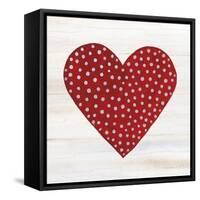Rustic Valentine Heart I-Kathleen Parr McKenna-Framed Stretched Canvas