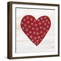 Rustic Valentine Heart II-Kathleen Parr McKenna-Framed Art Print