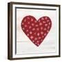 Rustic Valentine Heart II-Kathleen Parr McKenna-Framed Art Print