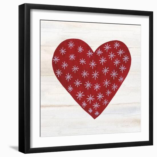 Rustic Valentine Heart II-Kathleen Parr McKenna-Framed Art Print