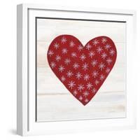 Rustic Valentine Heart II-Kathleen Parr McKenna-Framed Art Print