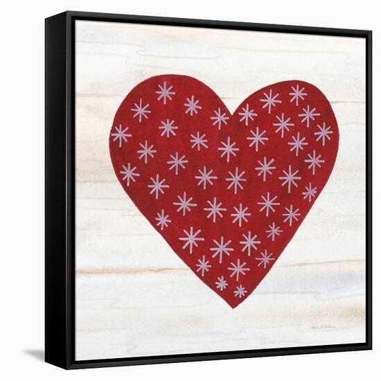 Rustic Valentine Heart II-Kathleen Parr McKenna-Framed Stretched Canvas