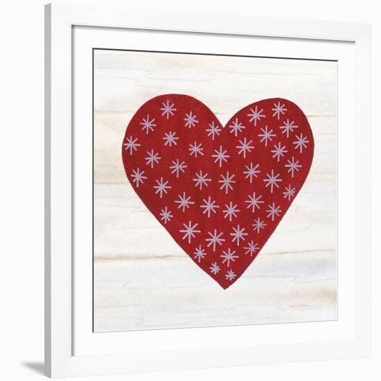 Rustic Valentine Heart II-Kathleen Parr McKenna-Framed Art Print