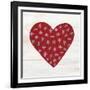 Rustic Valentine Heart II-Kathleen Parr McKenna-Framed Art Print