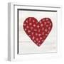 Rustic Valentine Heart II-Kathleen Parr McKenna-Framed Art Print