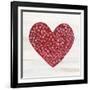 Rustic Valentine Heart III-Kathleen Parr McKenna-Framed Art Print