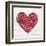 Rustic Valentine Heart III-Kathleen Parr McKenna-Framed Art Print