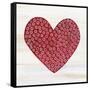 Rustic Valentine Heart III-Kathleen Parr McKenna-Framed Stretched Canvas