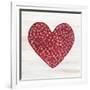 Rustic Valentine Heart III-Kathleen Parr McKenna-Framed Art Print