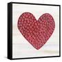 Rustic Valentine Heart III-Kathleen Parr McKenna-Framed Stretched Canvas