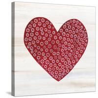 Rustic Valentine Heart III-Kathleen Parr McKenna-Stretched Canvas