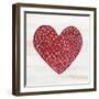 Rustic Valentine Heart III-Kathleen Parr McKenna-Framed Art Print