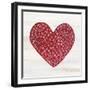 Rustic Valentine Heart III-Kathleen Parr McKenna-Framed Art Print