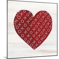 Rustic Valentine Heart IV-Kathleen Parr McKenna-Mounted Art Print