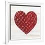 Rustic Valentine Heart IV-Kathleen Parr McKenna-Framed Art Print