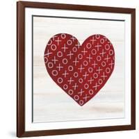 Rustic Valentine Heart IV-Kathleen Parr McKenna-Framed Art Print