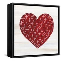 Rustic Valentine Heart IV-Kathleen Parr McKenna-Framed Stretched Canvas