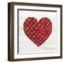 Rustic Valentine Heart IV-Kathleen Parr McKenna-Framed Art Print