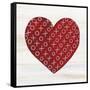 Rustic Valentine Heart IV-Kathleen Parr McKenna-Framed Stretched Canvas