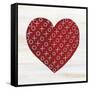 Rustic Valentine Heart IV-Kathleen Parr McKenna-Framed Stretched Canvas