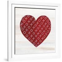 Rustic Valentine Heart IV-Kathleen Parr McKenna-Framed Art Print