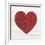 Rustic Valentine Heart IV-Kathleen Parr McKenna-Framed Art Print