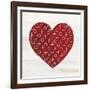 Rustic Valentine Heart IV-Kathleen Parr McKenna-Framed Art Print