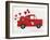 Rustic Valentine Truck-Kathleen Parr McKenna-Framed Art Print