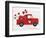 Rustic Valentine Truck-Kathleen Parr McKenna-Framed Art Print