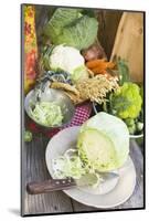 Rustic Vegetable Still Life with Brassicas and Cereal Ears-Eising Studio - Food Photo and Video-Mounted Photographic Print