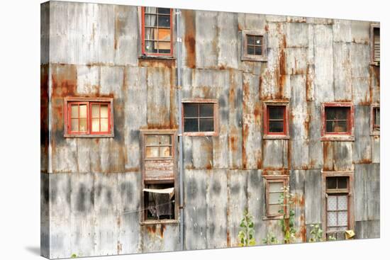 Rustic Wall and Windows-jkraft5-Stretched Canvas