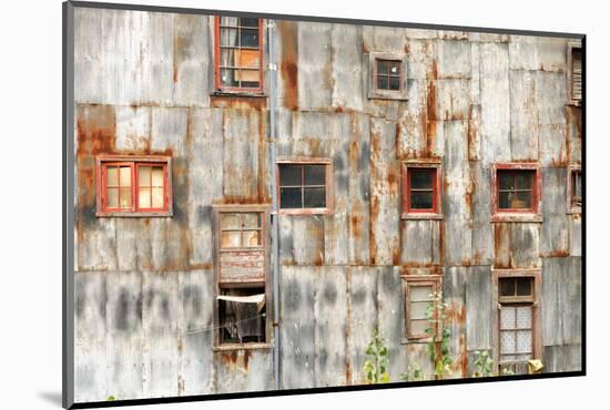 Rustic Wall and Windows-jkraft5-Mounted Photographic Print