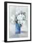 Rustic White Flowers-Alex Black-Framed Art Print