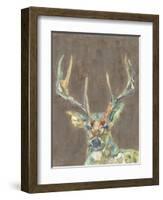 Rustic Wildlife I-Jennifer Goldberger-Framed Art Print