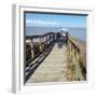 Rustic Wooden Fishing and Swimming Pier-forestpath-Framed Photographic Print