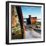 Rusting Boats on Mud Banks-Craig Roberts-Framed Photographic Print