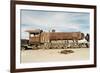 Rusting Locomotive at Train Graveyard, Uyuni, Bolivia, South America-Mark Chivers-Framed Photographic Print