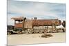 Rusting Locomotive at Train Graveyard, Uyuni, Bolivia, South America-Mark Chivers-Mounted Photographic Print