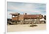 Rusting Locomotive at Train Graveyard, Uyuni, Bolivia, South America-Mark Chivers-Framed Photographic Print