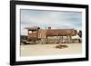 Rusting Locomotive at Train Graveyard, Uyuni, Bolivia, South America-Mark Chivers-Framed Photographic Print