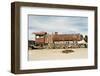 Rusting Locomotive at Train Graveyard, Uyuni, Bolivia, South America-Mark Chivers-Framed Premium Photographic Print