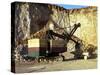 Ruston-Bucyrus 110-Rb Face Shovel Loading a Euclid Dumper, Steetley Quarry, Nottinghamshire, 1967-Michael Walters-Stretched Canvas