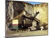 Ruston-Bucyrus 110-Rb Face Shovel Loading a Euclid Dumper, Steetley Quarry, Nottinghamshire, 1967-Michael Walters-Mounted Photographic Print