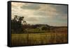 Rusty Barn at Sunset-Jai Johnson-Framed Stretched Canvas