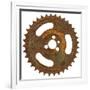 Rusty Fine Tooth Gear-Retroplanet-Framed Giclee Print