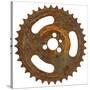 Rusty Fine Tooth Gear-Retroplanet-Stretched Canvas