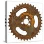 Rusty Fine Tooth Gear-Retroplanet-Stretched Canvas